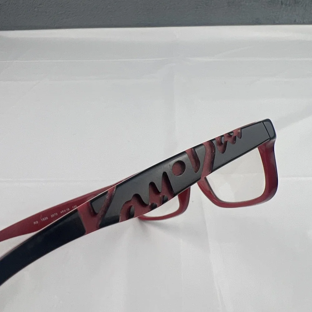 Ray Ban RB 1535 3573 Eyeglasses Red Logo Arms 48-16-130 Frames Only #5